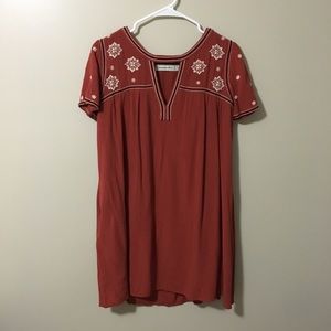 Abercrombie and Fitch Orange and Floral Dress